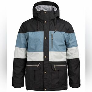 Millennium Three M3 Mens Snowboard Ski Jacket Waterproof Insulated Hooded Coat L